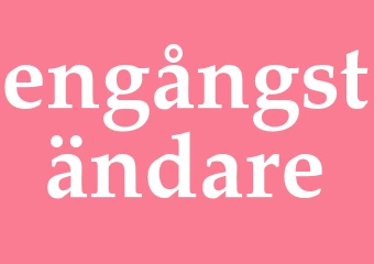 Synonym engångständare