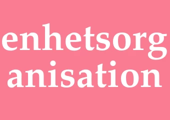 Synonym enhetsorganisation