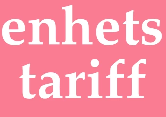 Synonym enhetstariff