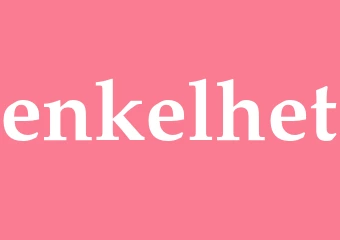 Synonym enkelhet