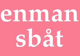 Synonym enmansbåt