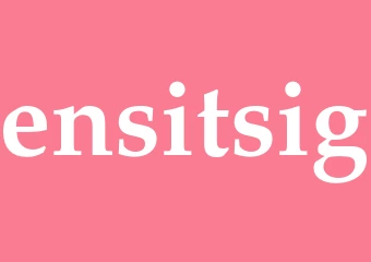 Synonym ensitsig