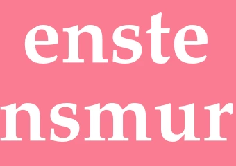 Synonym enstensmur