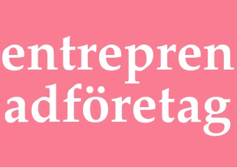 Synonym entreprenadföretag