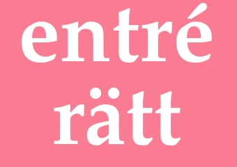 Synonym entrérätt