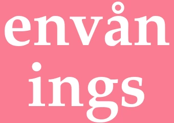 Synonym envånings