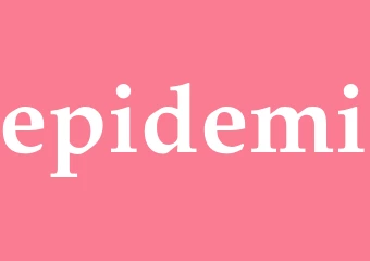Synonym epidemi