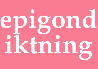 Synonym epigondiktning