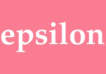 Synonym epsilon