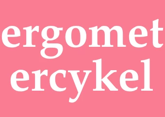 Synonym ergometercykel
