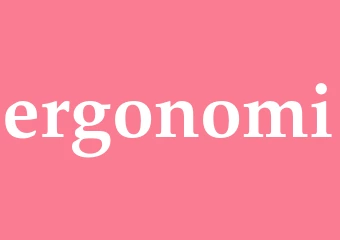 Synonym ergonomi