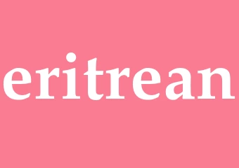 Synonym eritrean