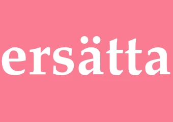 Synonym ersätta