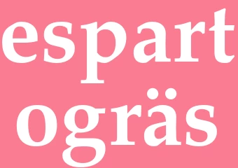 Synonym espartogräs