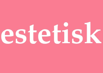 Synonym estetisk