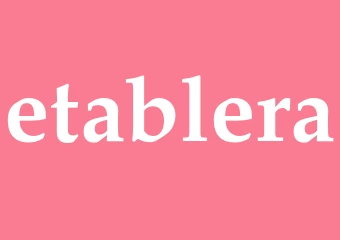 Synonym etablera
