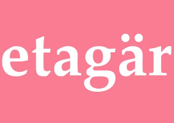 Synonym etagär