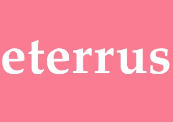 Synonym eterrus