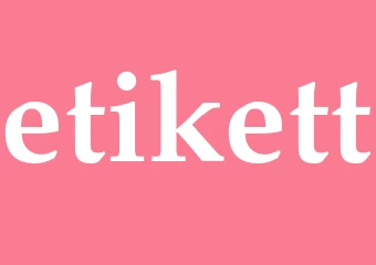Synonym etikett
