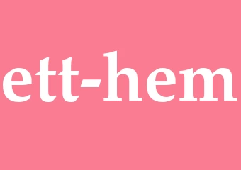 Synonym ett hem