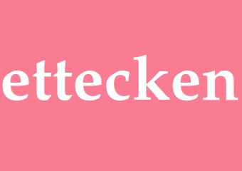 Synonym ettecken