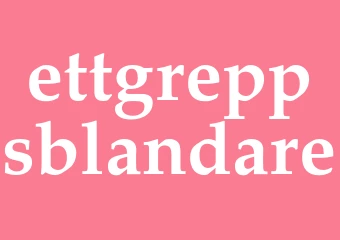Synonym ettgreppsblandare