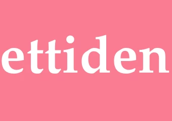 Synonym ettiden
