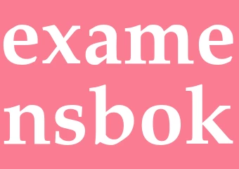 Synonym examensbok
