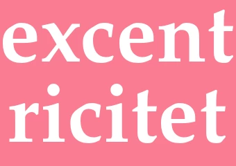 Synonym excentricitet