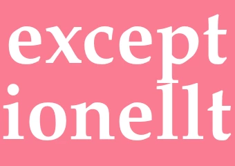 Synonym exceptionellt