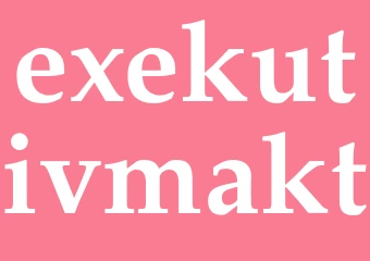 Synonym exekutivmakt