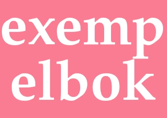 Synonym exempelbok