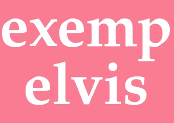 Synonym exempelvis