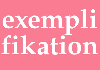 Synonym exemplifikation