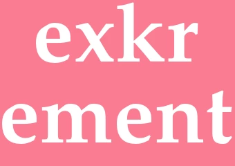 Synonym exkrement