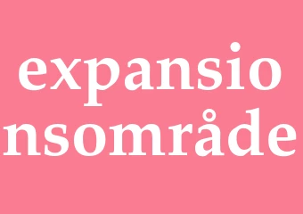 Synonym expansionsområde