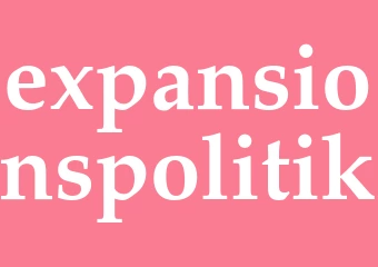 Synonym expansionspolitik