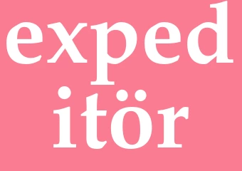 Synonym expeditör