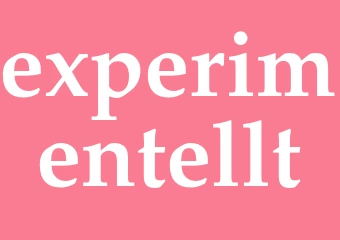 Synonym experimentellt