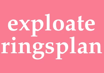 Synonym exploateringsplan