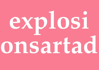 Synonym explosionsartad