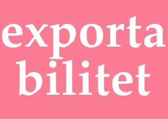 Synonym exportabilitet