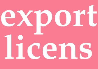 Synonym exportlicens