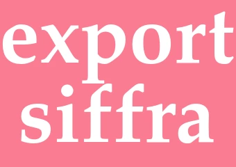 Synonym exportsiffra