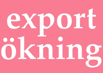 Synonym exportökning