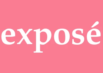 Synonym exposé