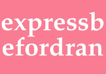 Synonym expressbefordran