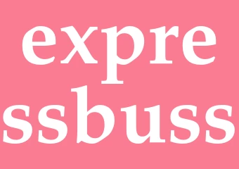 Synonym expressbuss