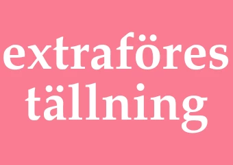 Synonym extraföreställning