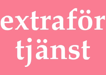 Synonym extraförtjänst